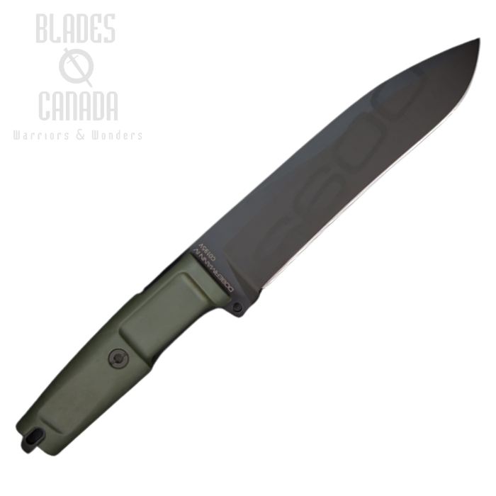 Extrema Ratio Dobermann IV S600 Fixed Blade Knife, S600 EXP Dark Blade, Forprene Handle (image for) Extrema Ratio Dobermann IV S600 Fixed Blade Knife, S600 EXP Dark Blade, Forprene Handle